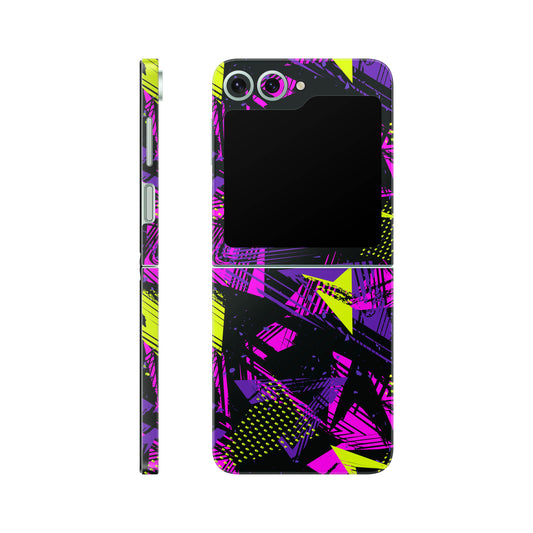 Folie de protectie Samsung Galaxy Z Flip 6, eSkins Signature, Skin Urban Graffiti