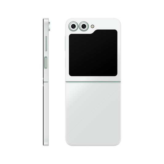 Folie de protectie Samsung Galaxy Z Flip 6, eSkins Unique, Skin Mat Alb