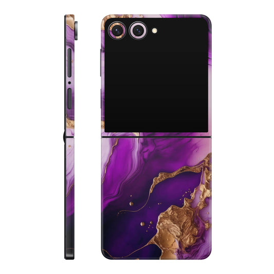 Folie de protectie Samsung Galaxy Z Flip 7, eSkins Signature, Skin Amethyst Dream