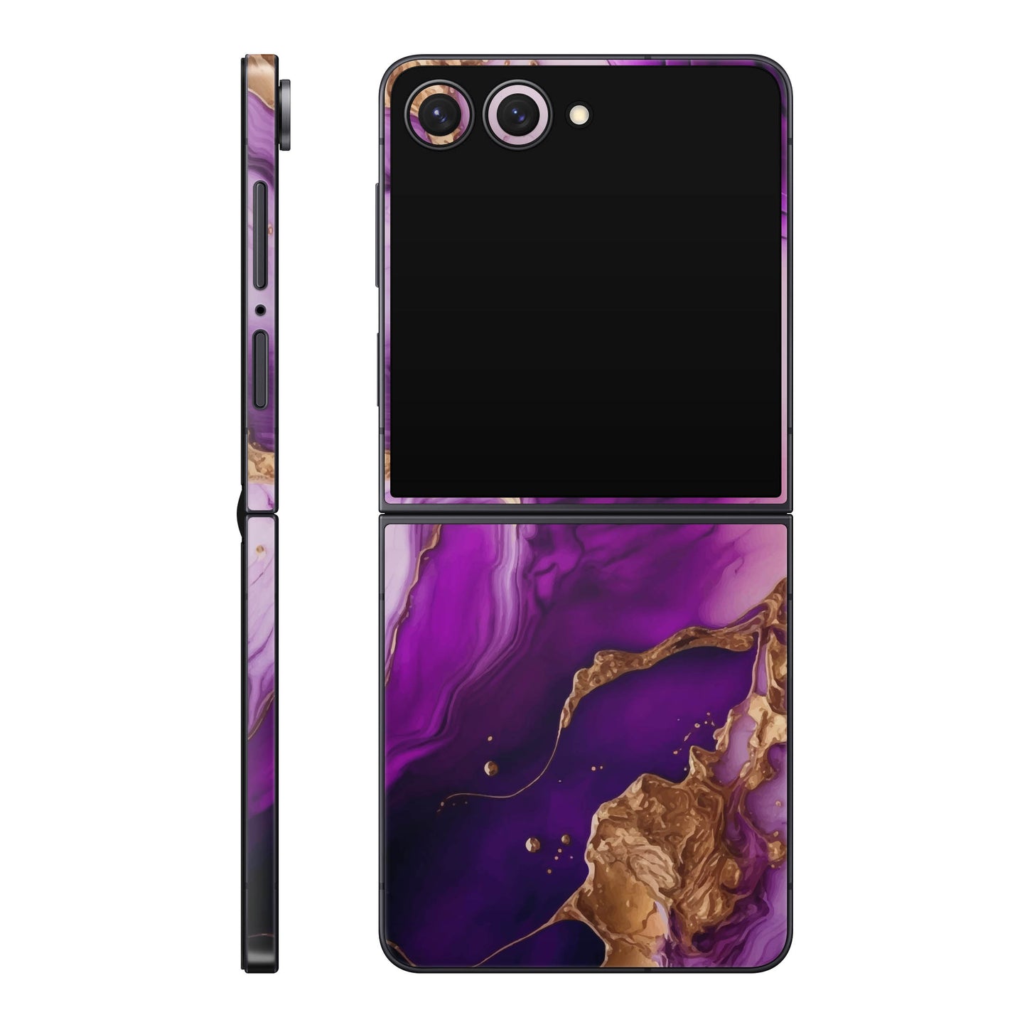 Folie de protectie Samsung Galaxy Z Flip 7, eSkins Signature, Skin Amethyst Dream