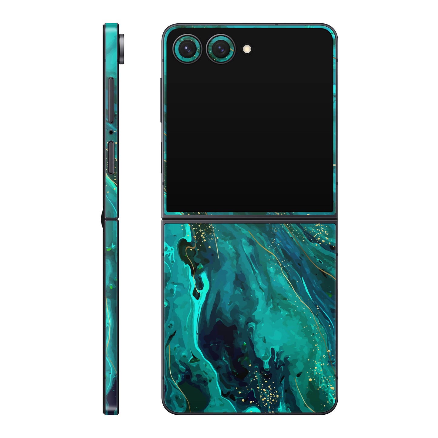 Folie de protectie Samsung Galaxy Z Flip 7, eSkins Signature, Skin Celestial Lagoon