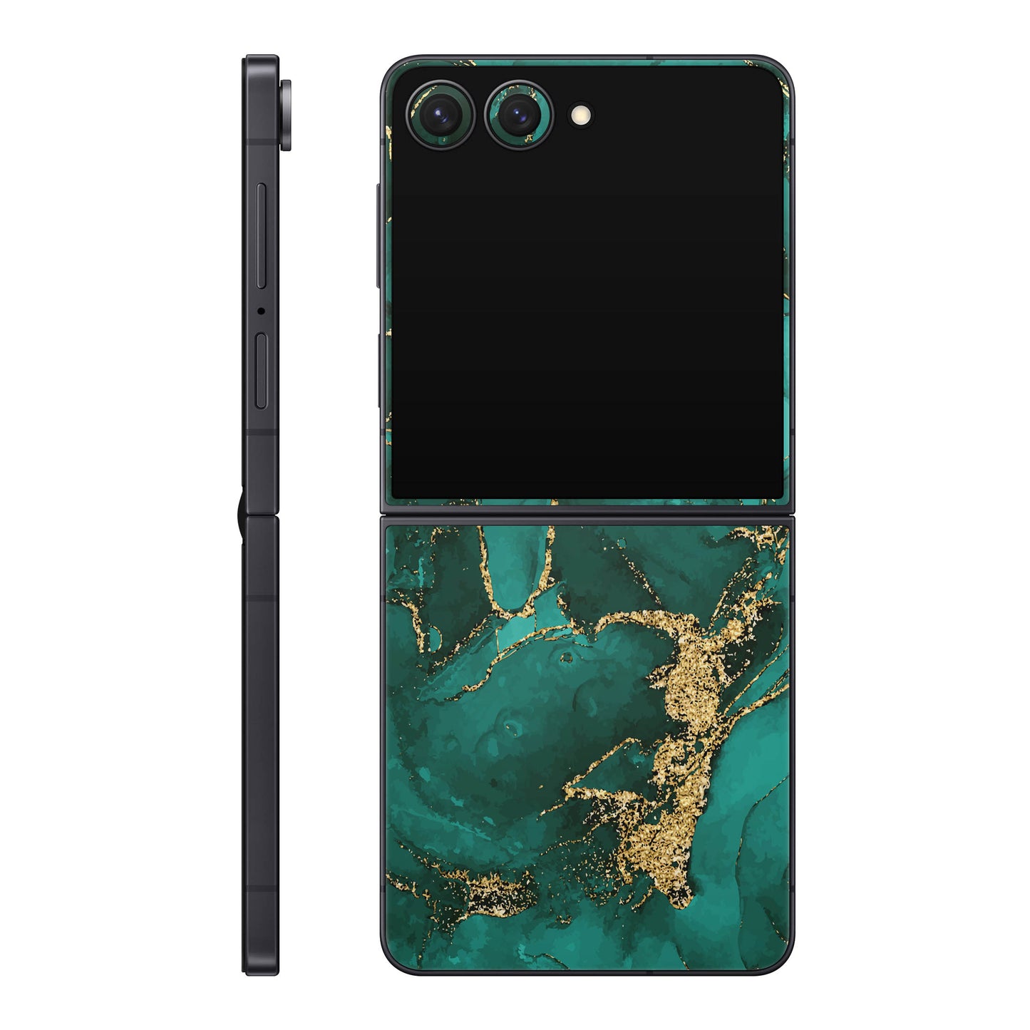 Folie de protectie Samsung Galaxy Z Flip 7, eSkins Signature, Ethereal Green