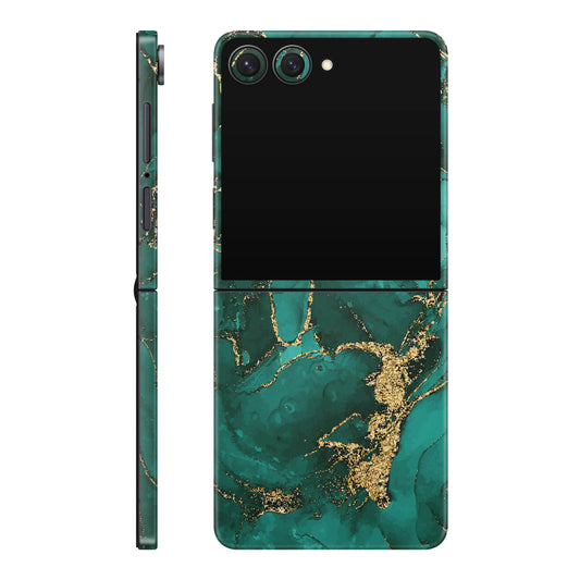 Folie de protectie Samsung Galaxy Z Flip 7, eSkins Signature, Ethereal Green