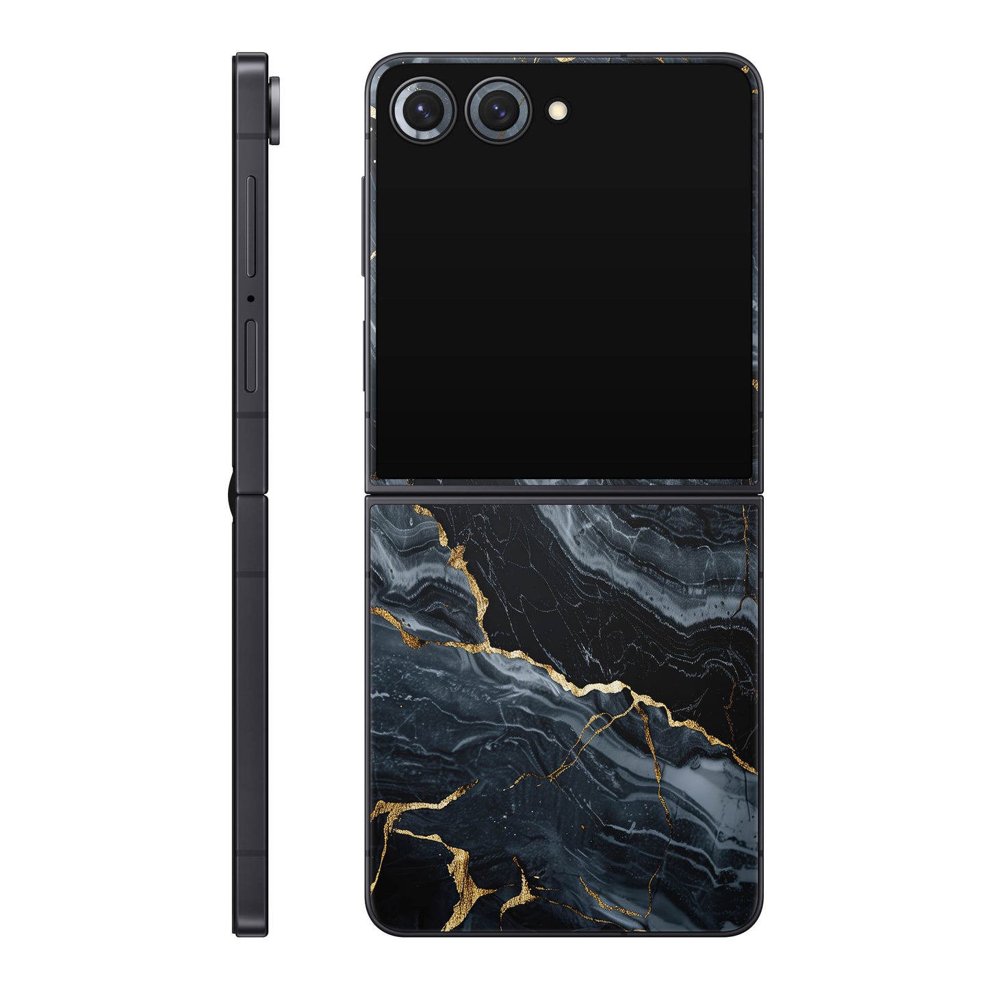 Folie de protectie Samsung Galaxy Z Flip 7, eSkins Signature, Skin Gilded Abyss