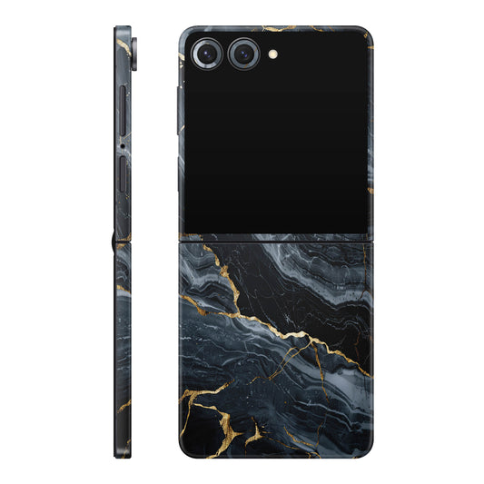 Folie de protectie Samsung Galaxy Z Flip 7, eSkins Signature, Skin Gilded Abyss