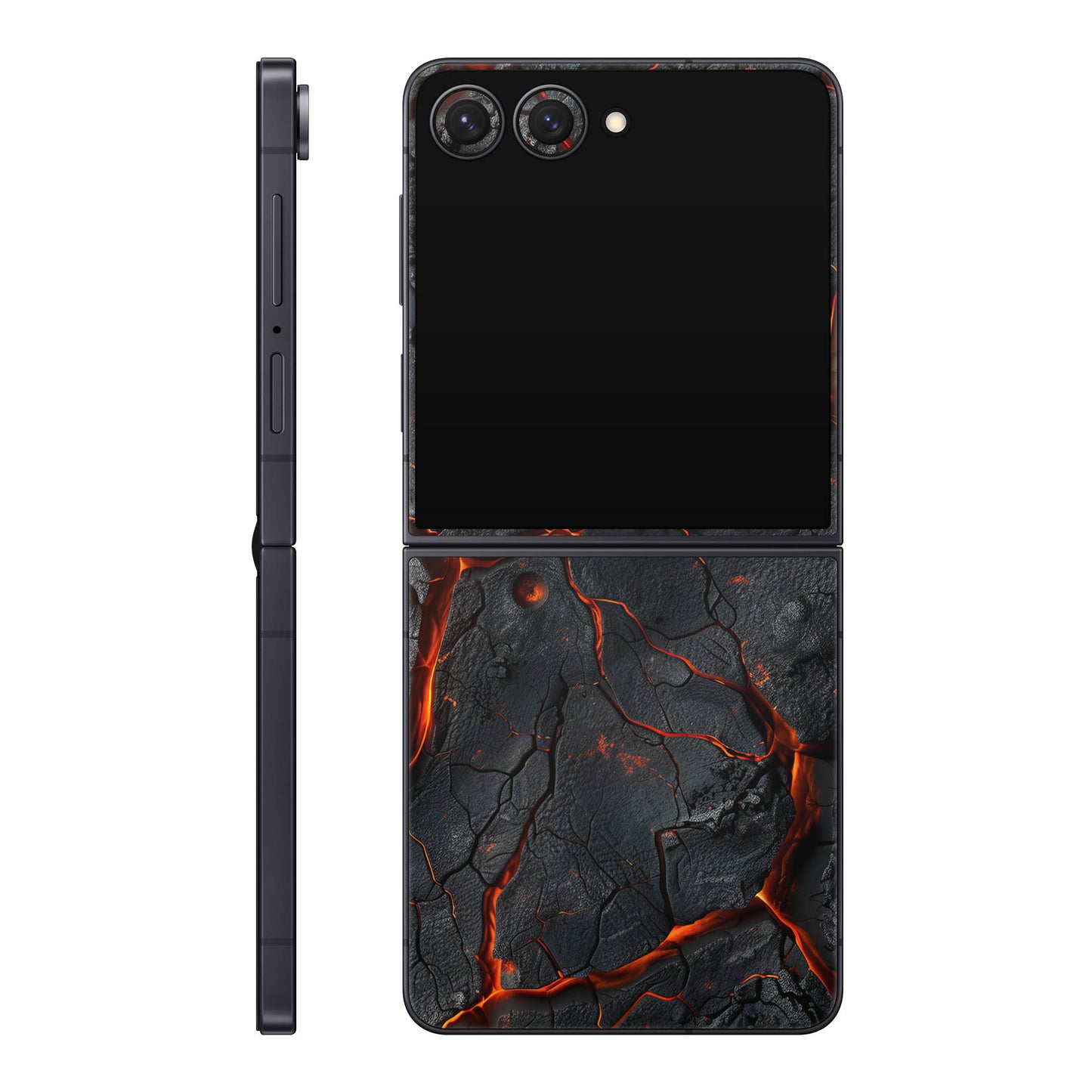 Folie de protectie Samsung Galaxy Z Flip 7, eSkins Signature, Skin Inferno Crust