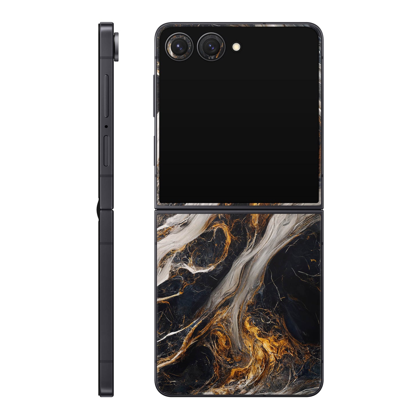 Folie de protectie Samsung Galaxy Z Flip 7, eSkins Signature, Skin Luxe Nebula
