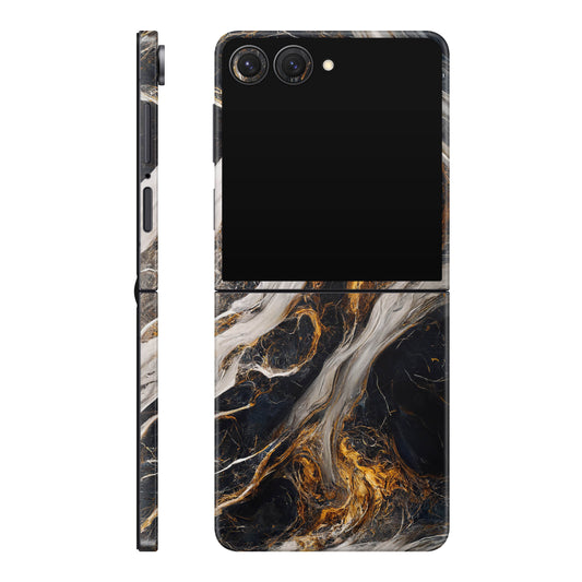 Folie de protectie Samsung Galaxy Z Flip 7, eSkins Signature, Skin Luxe Nebula
