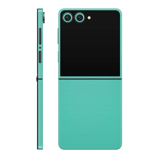Folie de protectie Samsung Galaxy Z Flip 7, eSkins Unique, Skin Mat Verde Menta