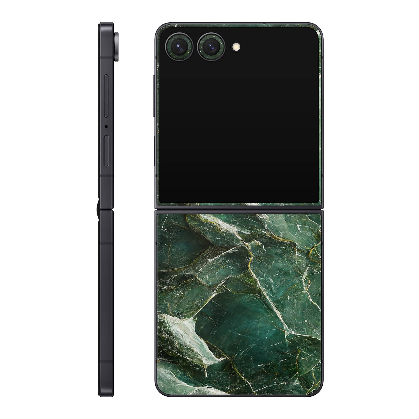 Folie de protectie Samsung Galaxy Z Flip 7, eSkins Signature, Mystic Emerald