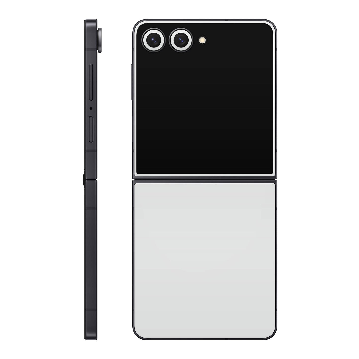 Folie de protectie Samsung Galaxy Z Flip 7, eSkins Unique, Skin Mat Alb