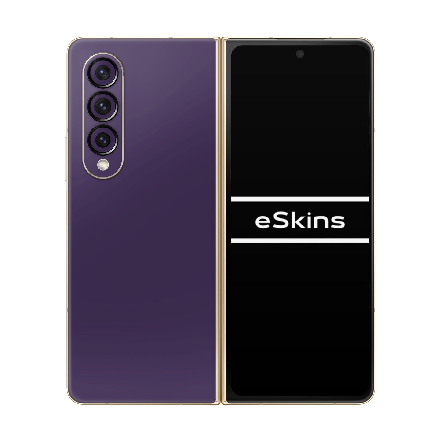 Skin Samsung Galaxy Z Fold 3, Matt Metallic Purple