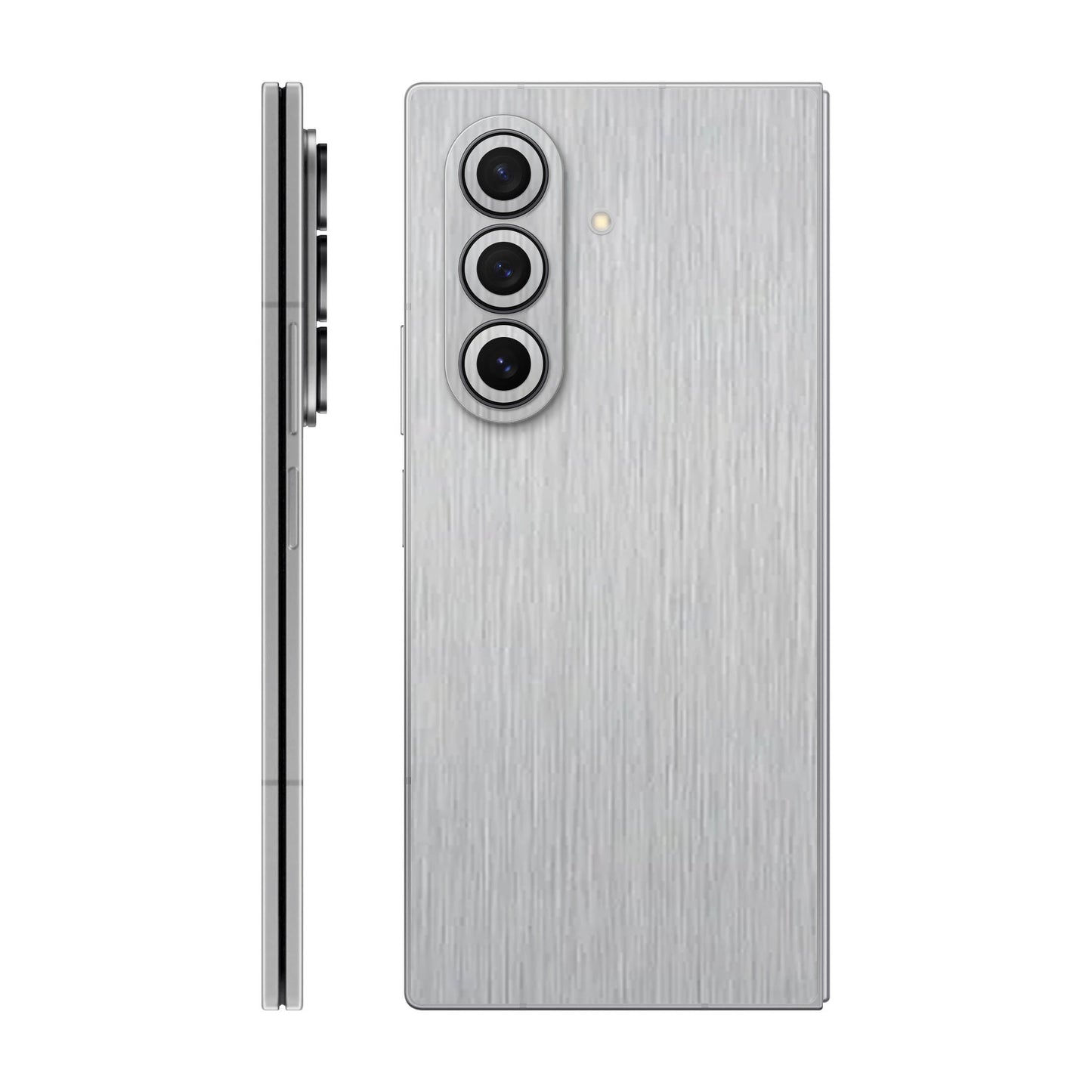 Folie de protectie Samsung Galaxy Z Fold 7, eSkins Elegans, Skin Metalic Gri