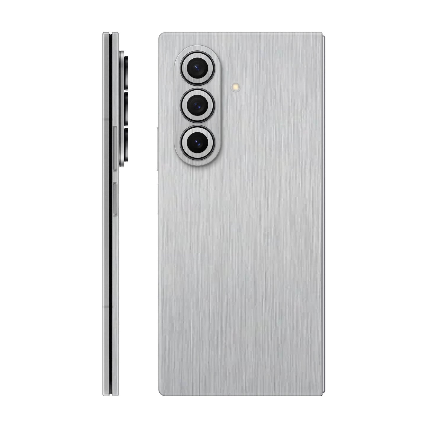 Folie de protectie Samsung Galaxy Z Fold 7, eSkins Elegans, Skin Metalic Gri