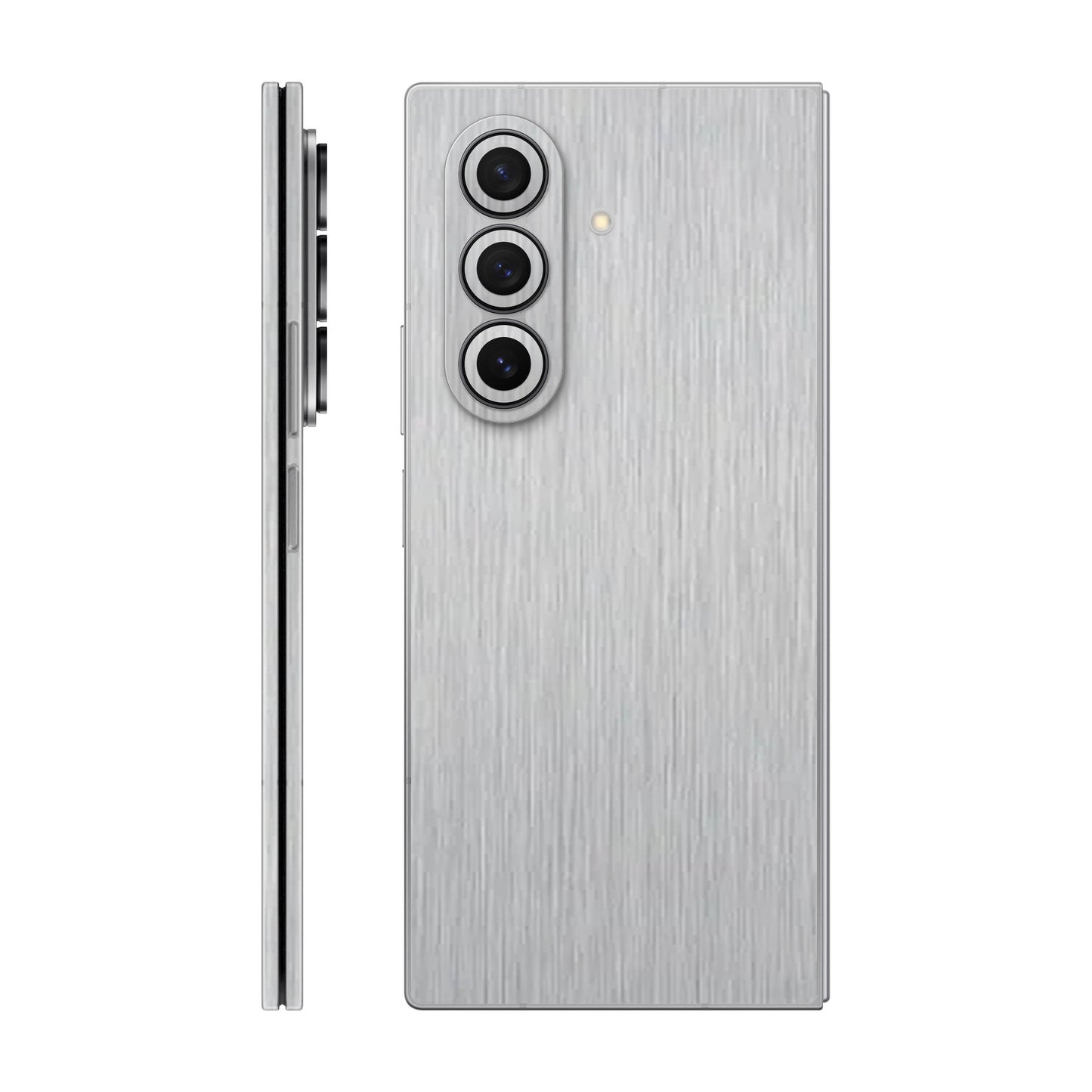 Folie de protectie Samsung Galaxy Z Fold 7, eSkins Elegans, Skin Metalic Gri