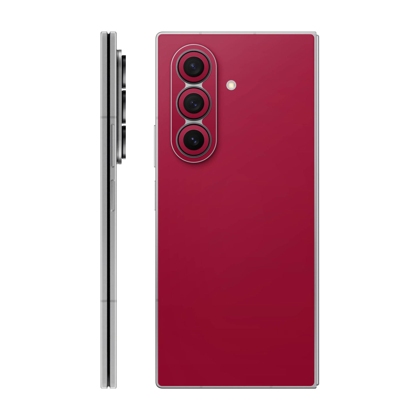 Folie de protectie Samsung Galaxy Z Fold 7, eSkins Unique, Skin Mat Rosu