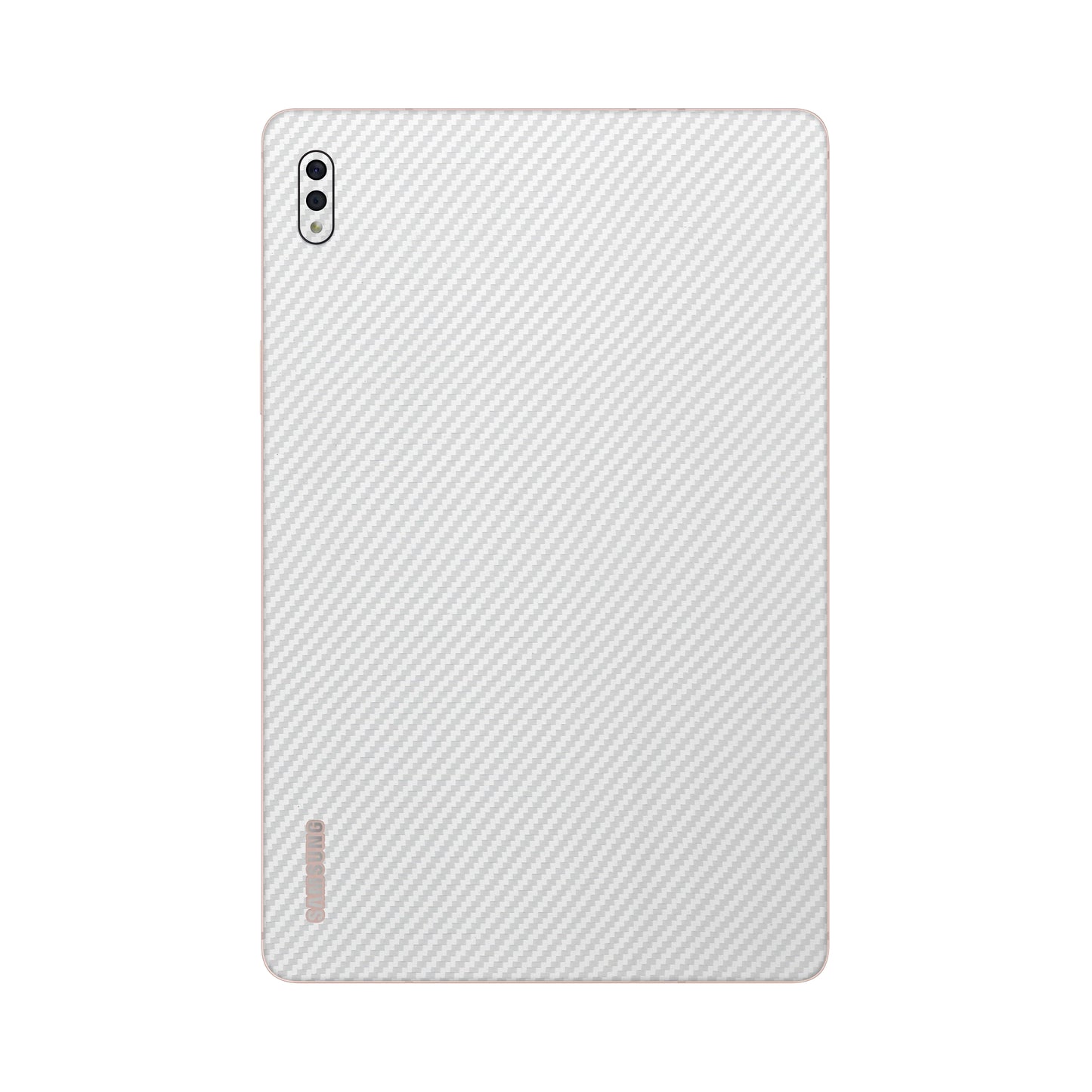 Skin Samsung Tab S6, Carbon 3D White
