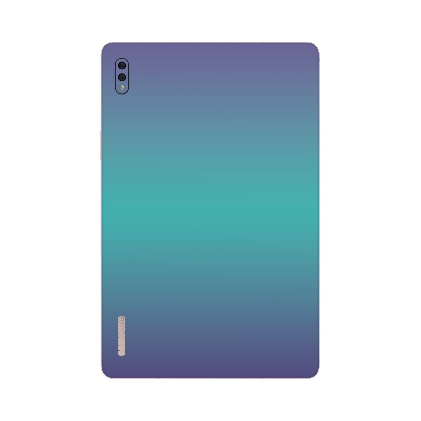 Folie de protectie Samsung Tab S6, eSkins Unique, Skin Cameleon Turcoaz-Lavanda
