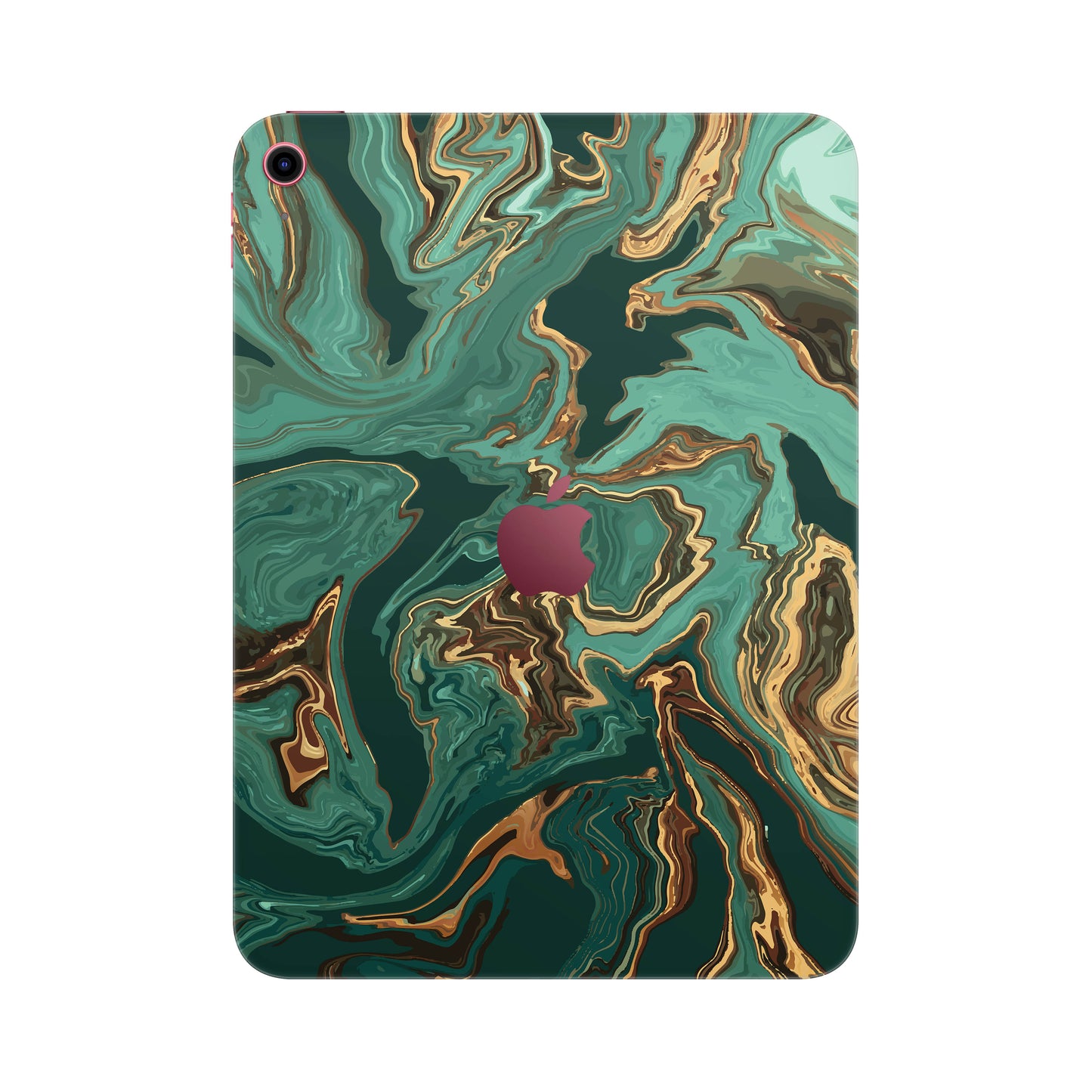 Folie de protectie iPad 10.9" (10th Gen), eSkins Signature, Skin Emerald Flow