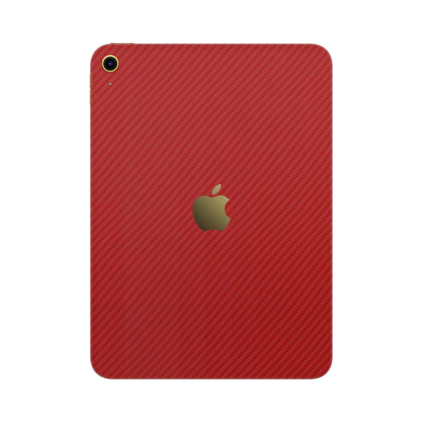 Folie de protectie iPad 11" (2025), eSkins Elegans, Skin Carbon Rosu