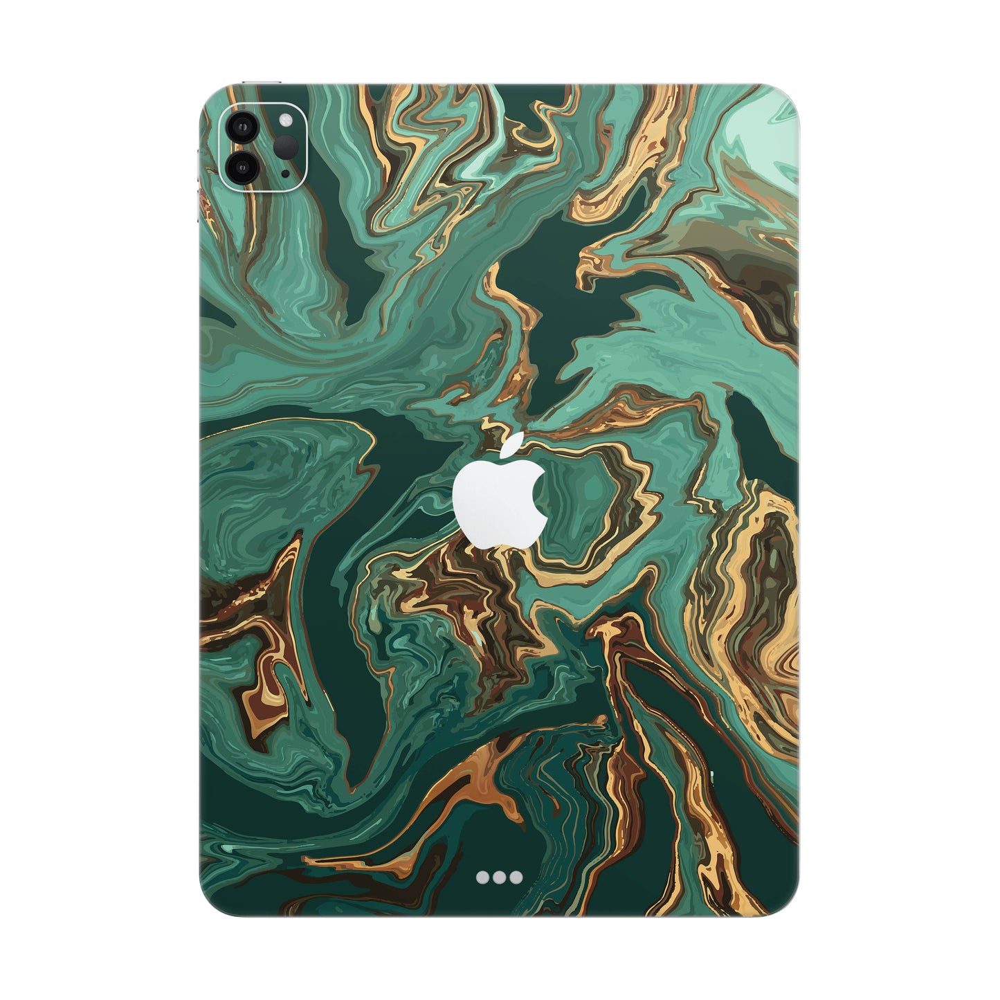 Folie de protectie iPad Pro 12.9" (5th Gen), eSkins Signature, Skin Emerald Flow