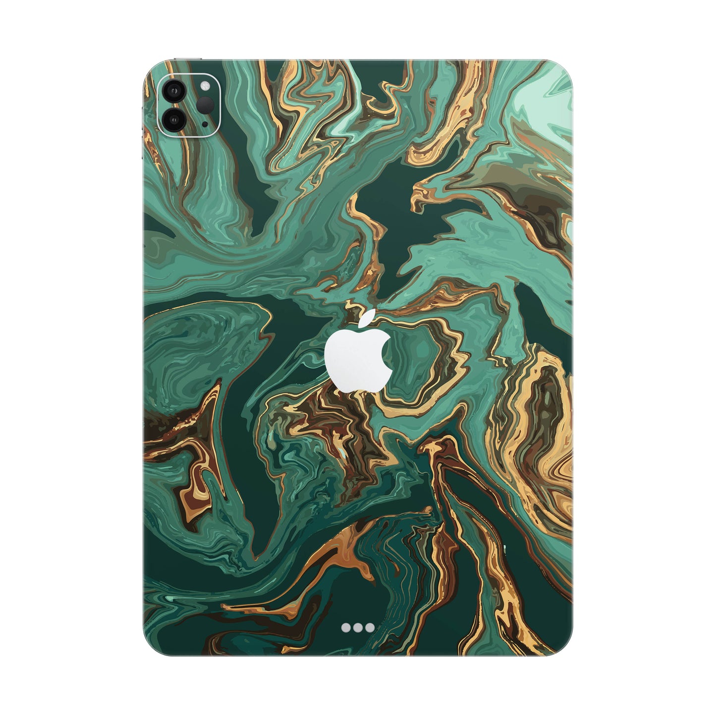 Folie de protectie iPad Pro 12.9" (5th Gen), eSkins Signature, Skin Emerald Flow