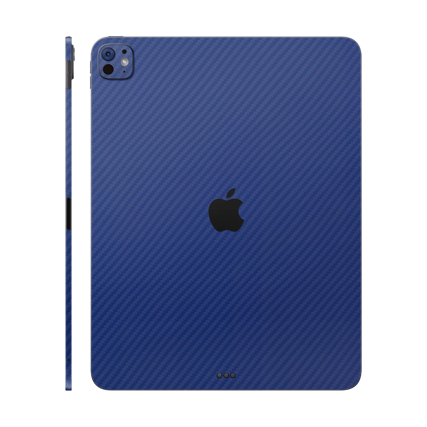 Folie de protectie iPad Pro 13" (2024), eSkins Elegans, Skin Carbon Albastru