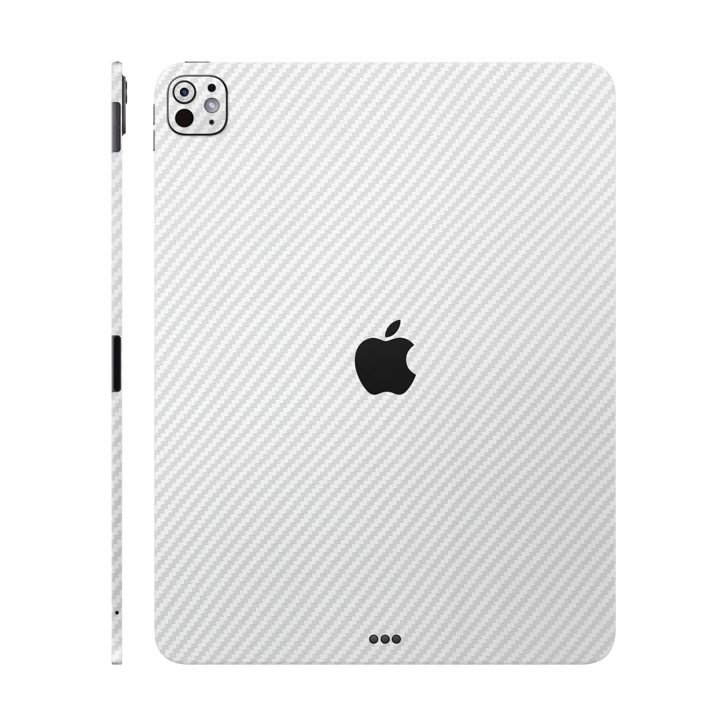 Folie de protectie iPad Pro 13" (2024), eSkins Elegans, Skin Carbon Alb