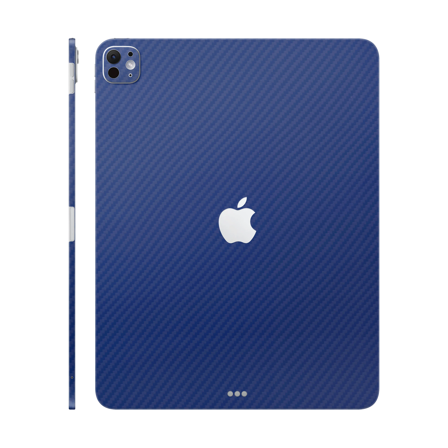 Folie de protectie iPad Pro 13" (2025, M5), eSkins Elegans, Skin Carbon Albastru
