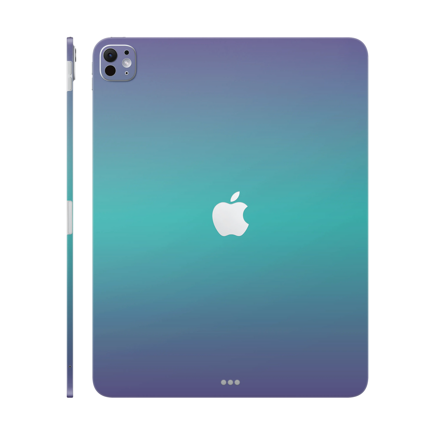 Folie de protectie iPad Pro 13" (2025, M5), eSkins Unique, Skin Cameleon Turcoaz-Lavanda