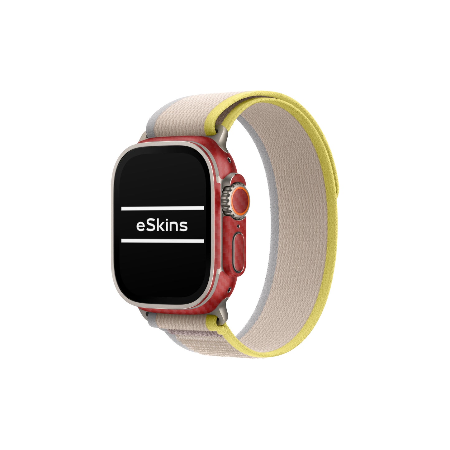 Skin Apple Watch Ultra 2, 49 mm, Carbon 3D Red
