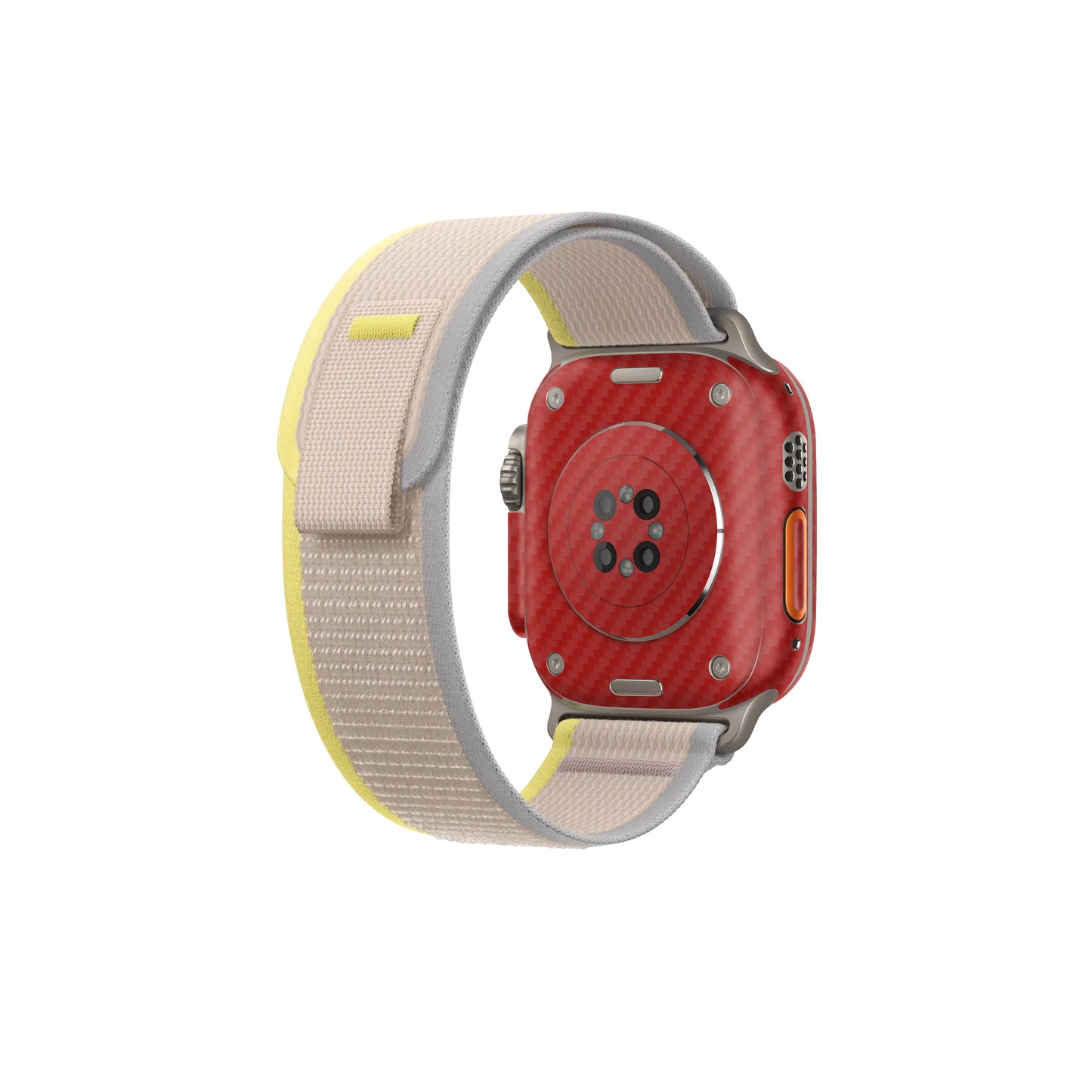 Skin Apple Watch Ultra 2, 49 mm, Carbon 3D Red