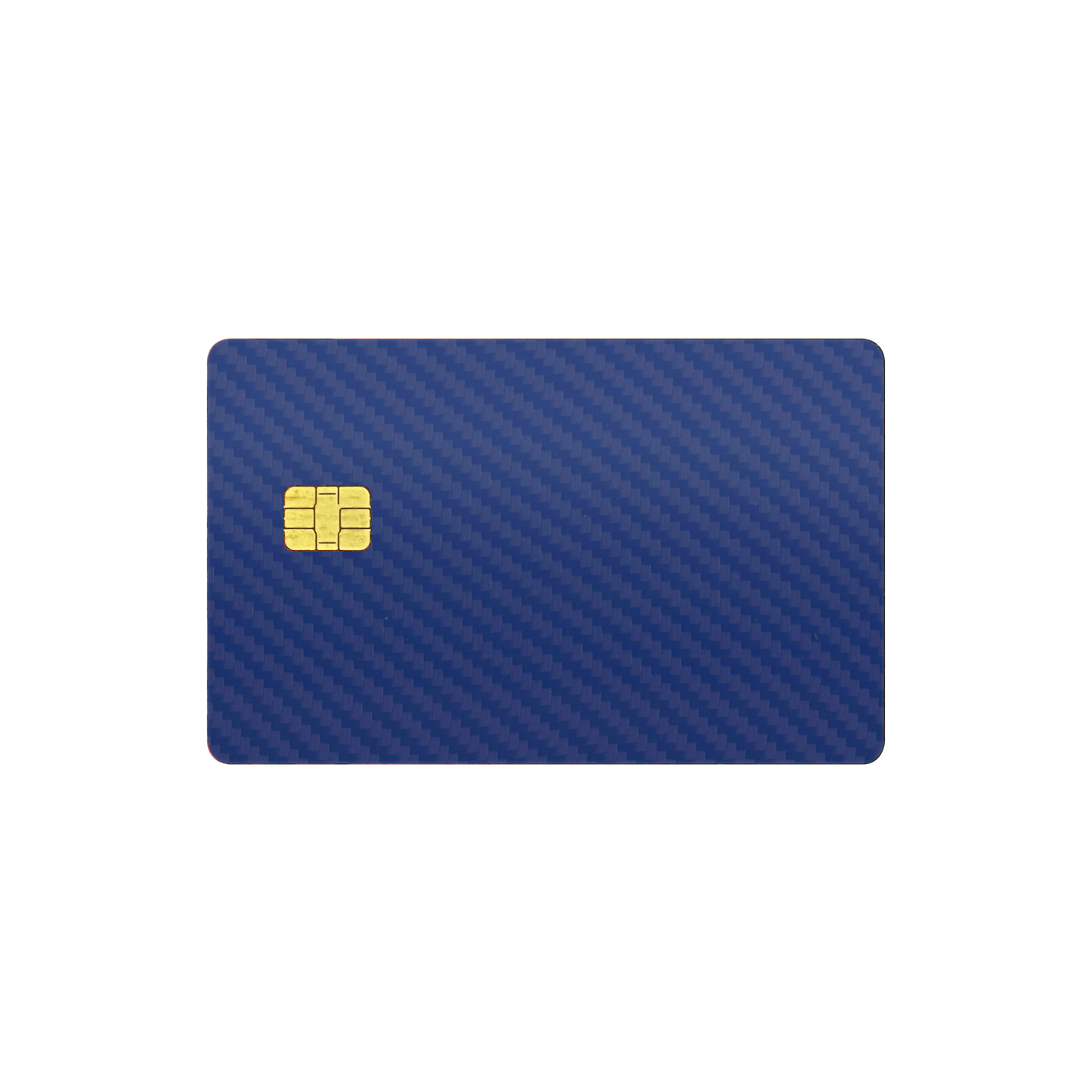 Skin Card Debit - Credit, Carbon 3D Blue 