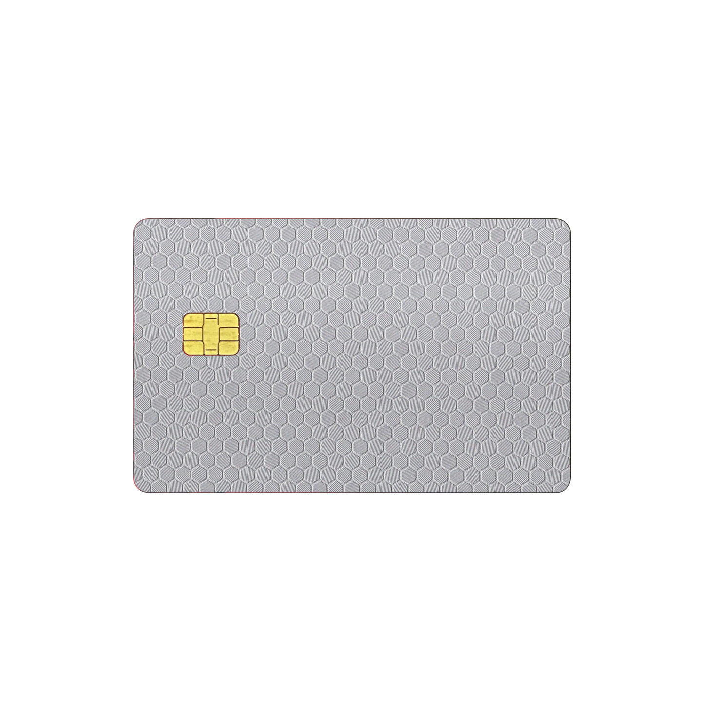 Skin Card Debit - Credit, Honeycomb 3D Gray 