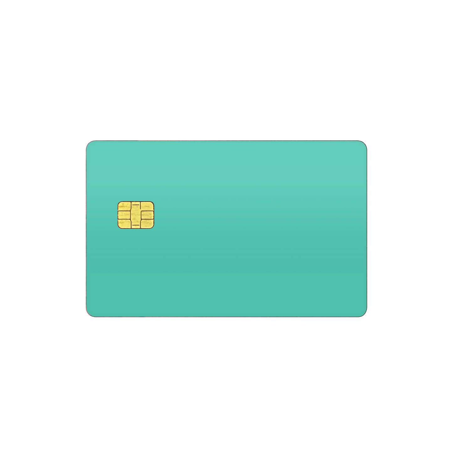 Skin Card Debit - Credit, Matt Mint Green 