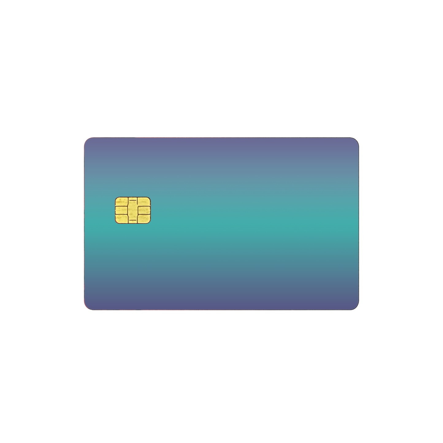 Skin Card Debit - Credit, Cameleon Turquoise - Lavender 