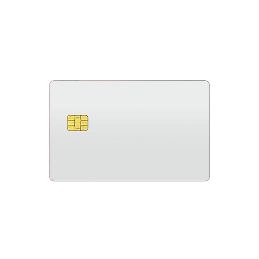 Folie de protectie Card Bancar, eSkins Unique, Skin Mat Alb