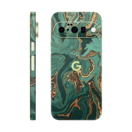 Folie de protectie pentru Google Pixel 10, eSkins Signature, Skin Emerald Flow