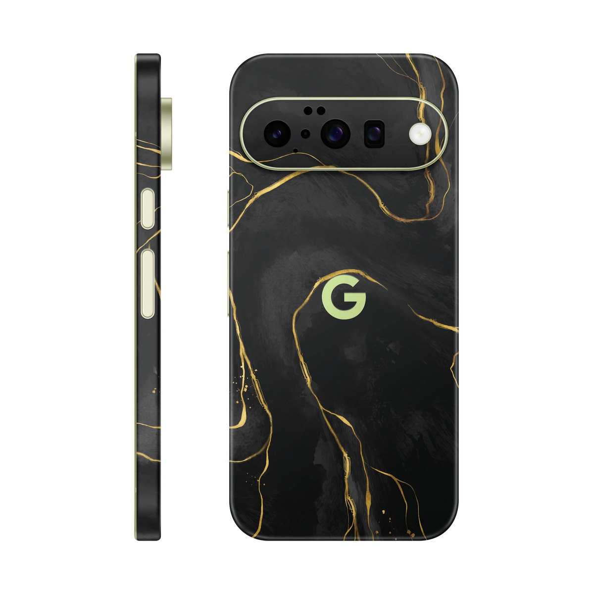 Folie de protectie pentru Google Pixel 10, eSkins Signature, Skin Golden Onyx