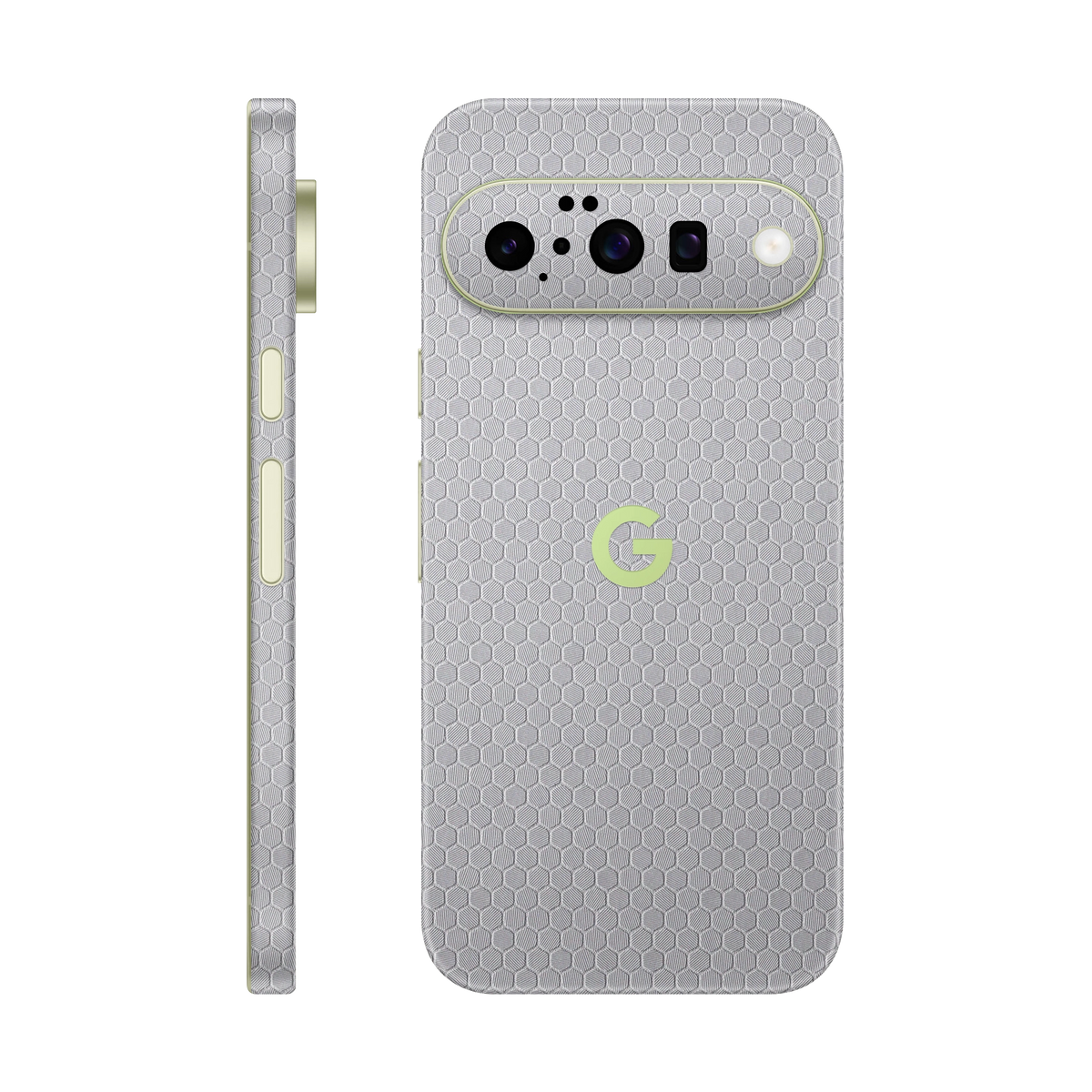 Folie de protectie pentru Google Pixel 10, eSkins Elegans, Skin Honeycomb Gri