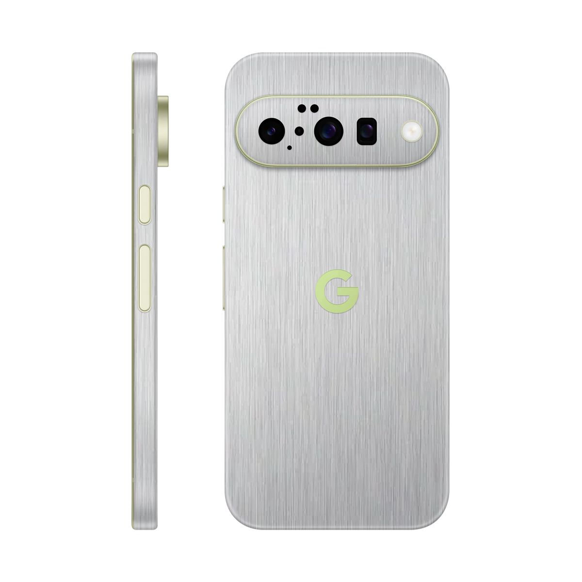 Folie de protectie pentru Google Pixel 10, eSkins Elegans, Skin Metalic Gri