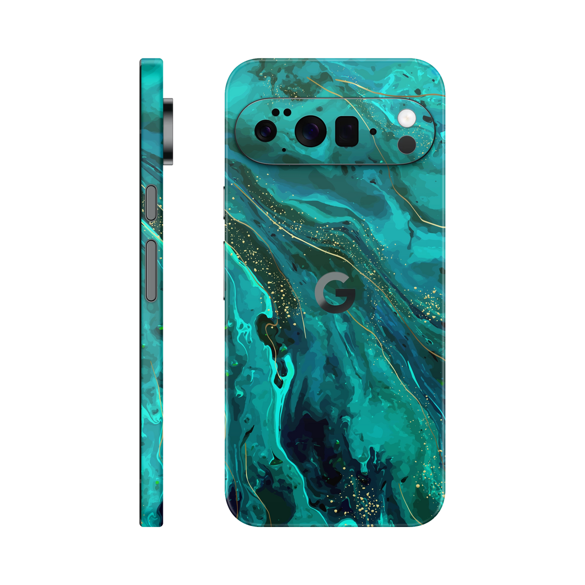 Folie de protectie pentru Google Pixel 10 Pro, eSkins Signature, Skin Celestial Lagoon