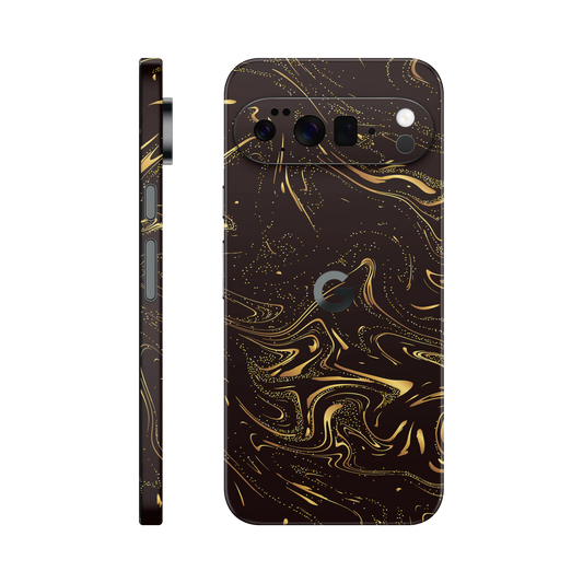Folie de protectie pentru Google Pixel 10 Pro, eSkins Signature, Skin Golden Noir