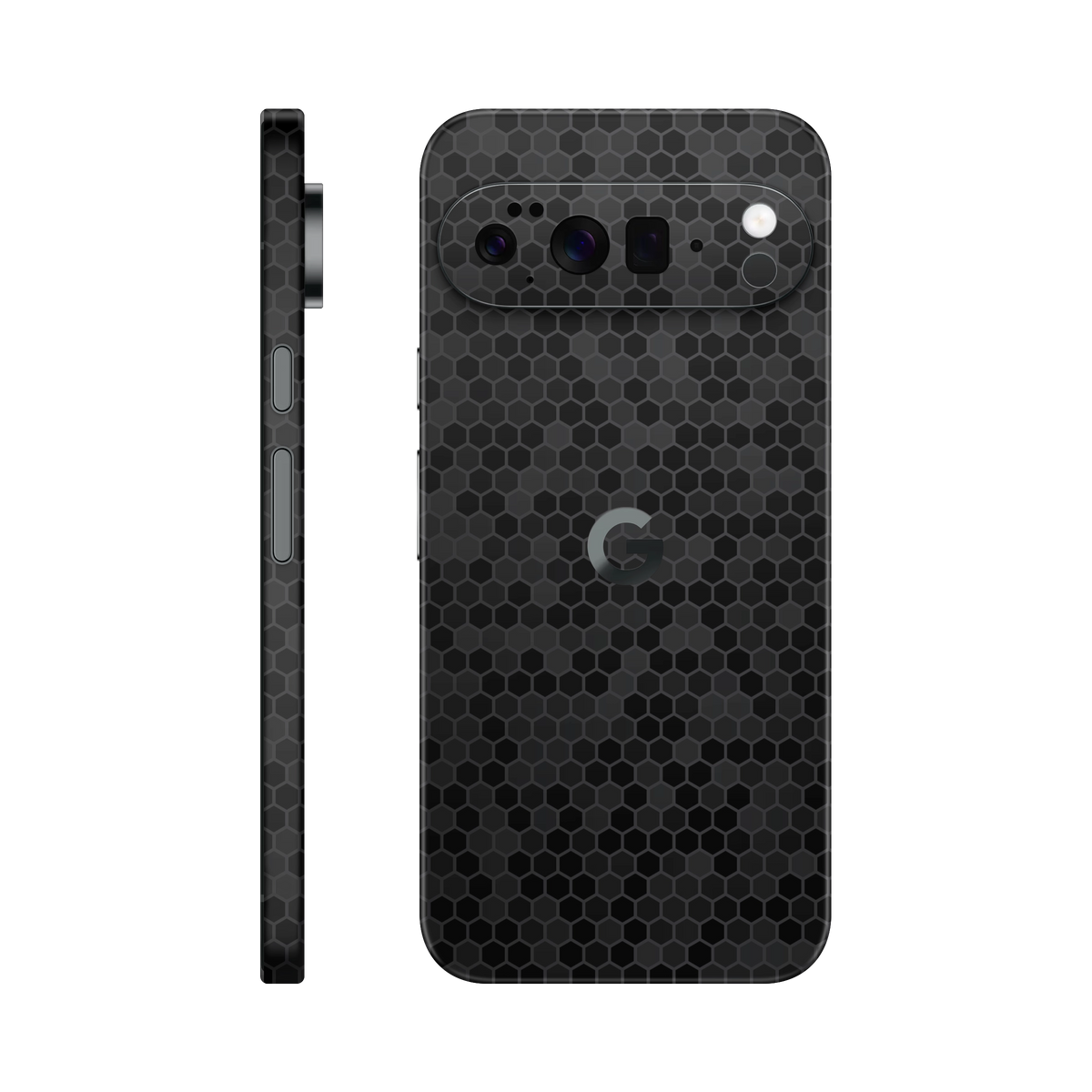 Folie de protectie pentru Google Pixel 10 Pro, eSkins Elegans, Skin Honeycomb Negru