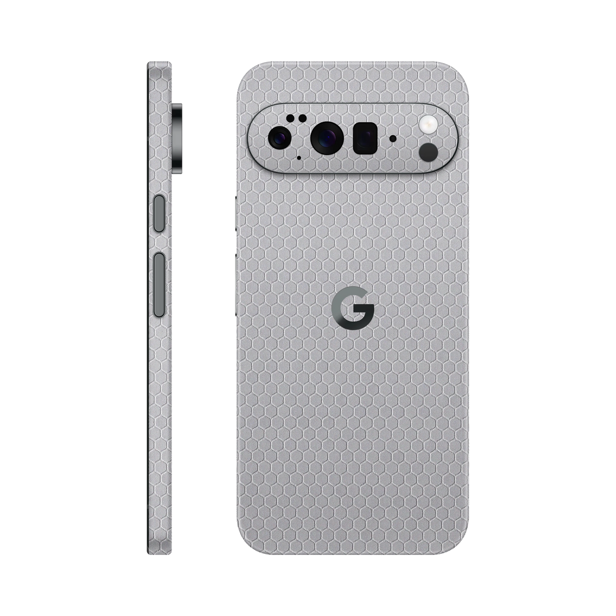 Folie de protectie pentru Google Pixel 10 Pro, eSkins Elegans, Skin Honeycomb Gri