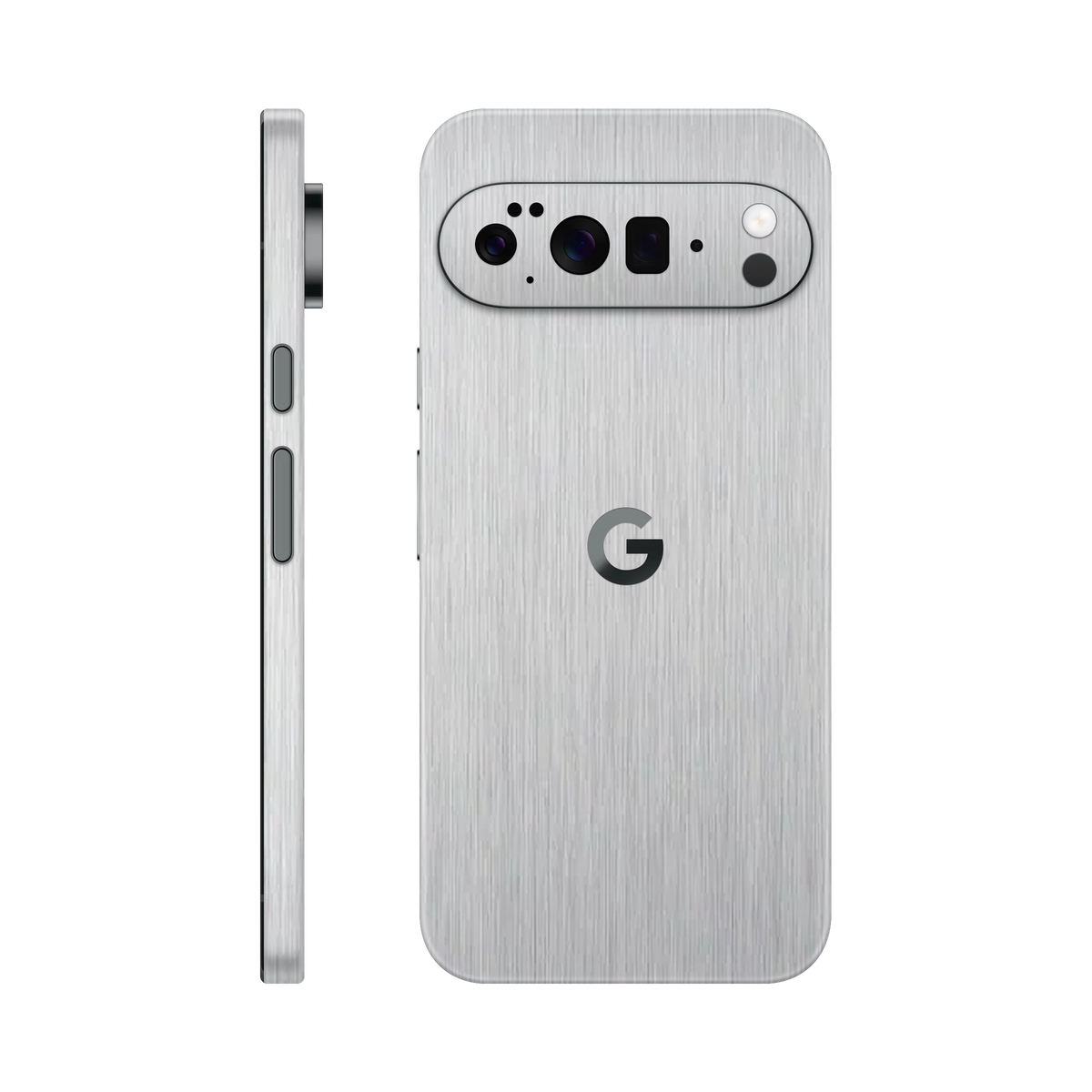 Folie de protectie pentru Google Pixel 10 Pro, eSkins Elegans, Skin Metalic Gri