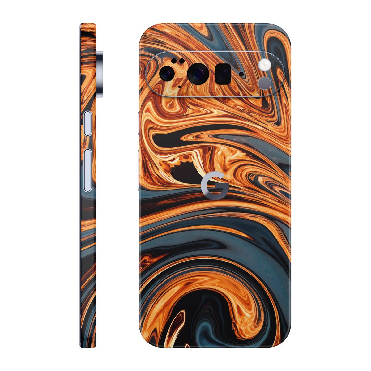 Folie de protectie pentru Google Pixel 10 Pro XL, eSkins Signature, Skin Amber Blaze
