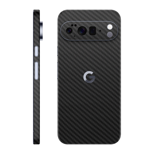 Folie de protectie pentru Google Pixel 10 Pro XL, eSkins Elegans, Skin Carbon Negru