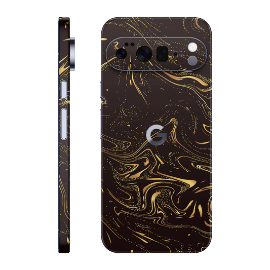 Folie de protectie pentru Google Pixel 10 Pro XL, eSkins Signature, Skin Golden Noir