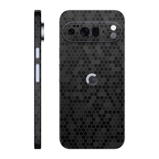 Folie de protectie pentru Google Pixel 10 Pro XL, eSkins Elegans, Skin Honeycomb Negru